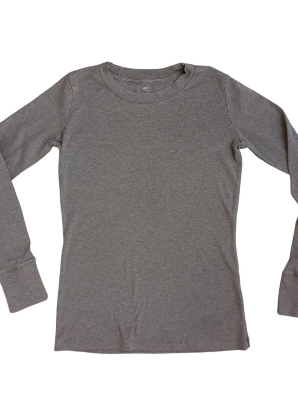 Gap Supersoft Gray Long Sleeve Crewneck Tee S